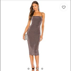 MICHAEL COSTELLO MIDI DRESS